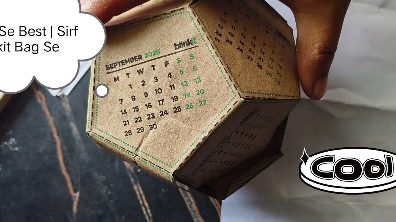 Waste Blinkit Bag Se Itna Kuch 😱 | Kids Goal Cards,Ball  ⚽ Calendar & Xmas Tree 🎄| Blinkit Bag DIY 