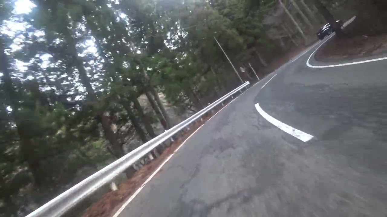 山梨県道24号線（都留道志線）上り　2026年03月02日（月）朝7時の路面状況（音声なし）