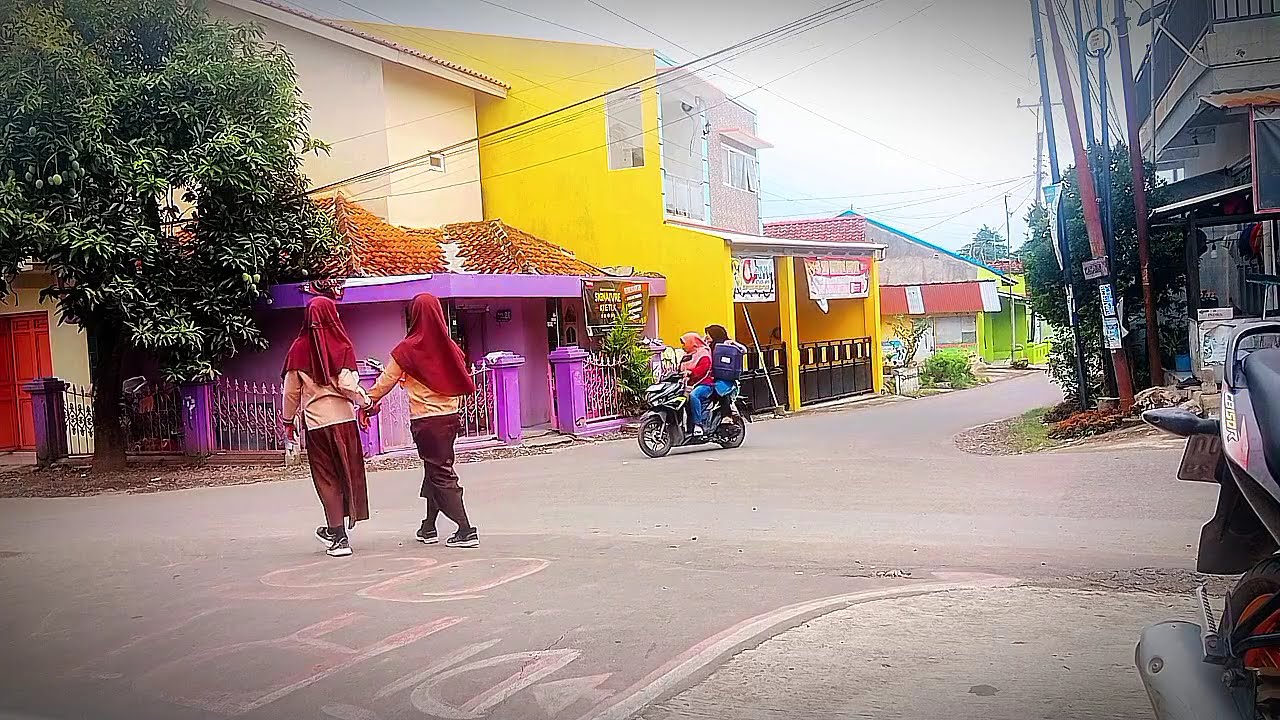 Pantauan jalan penghubung desa tonggara, kec. Kedungbanteng kab. Tegal ramai lancar