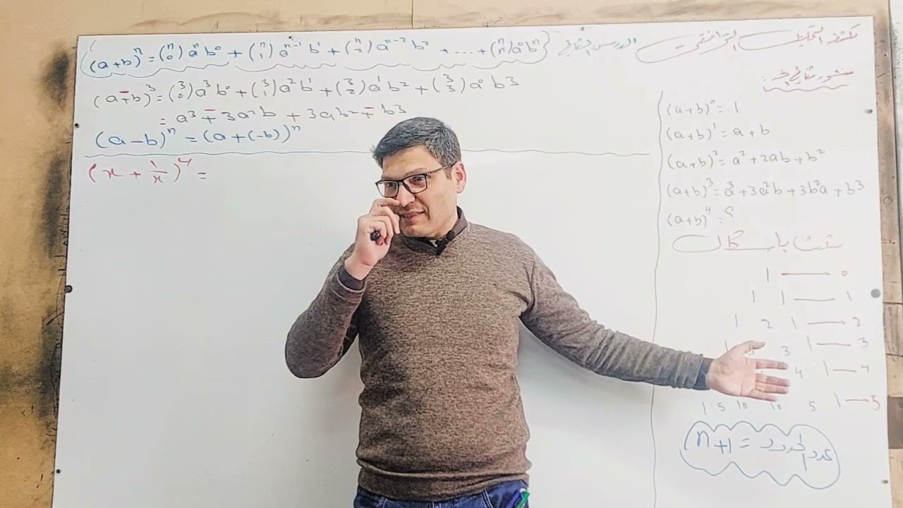مكثفة تحليل توافقي الدرس الثاني