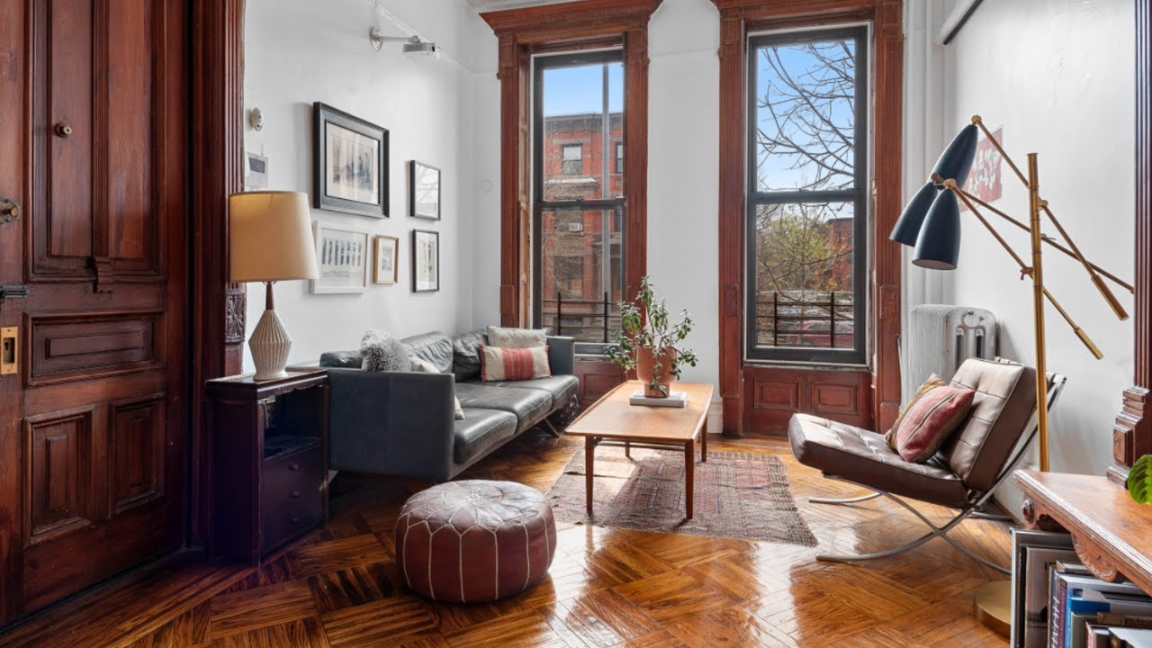 INSIDE a HISTORIC 1889 BROOKLYN BROWNSTONE | 123A Halsey St | SERHANT. Tour