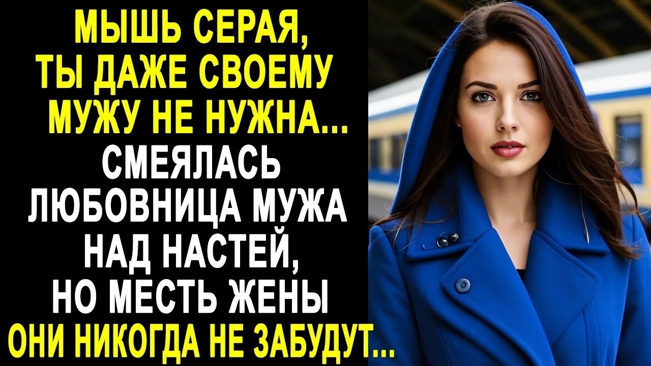 Мышь серая, ты даже мужу не нужна   смеялась любовница мужа над Настей  Но жена уже задумала