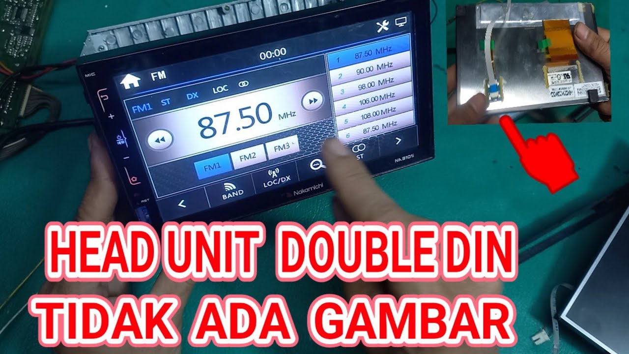 HEAD UNIT DOUBLE DIN NAKAMICHI TIDAK ADA GAMBAR