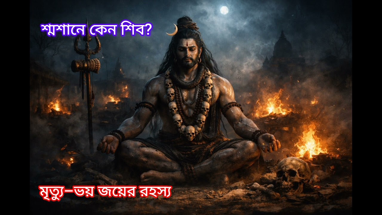 শ্মশানে বসবাসকারী দেবতা কেন? | মৃত্যু–ভয় জয়ের শিব দর্শন