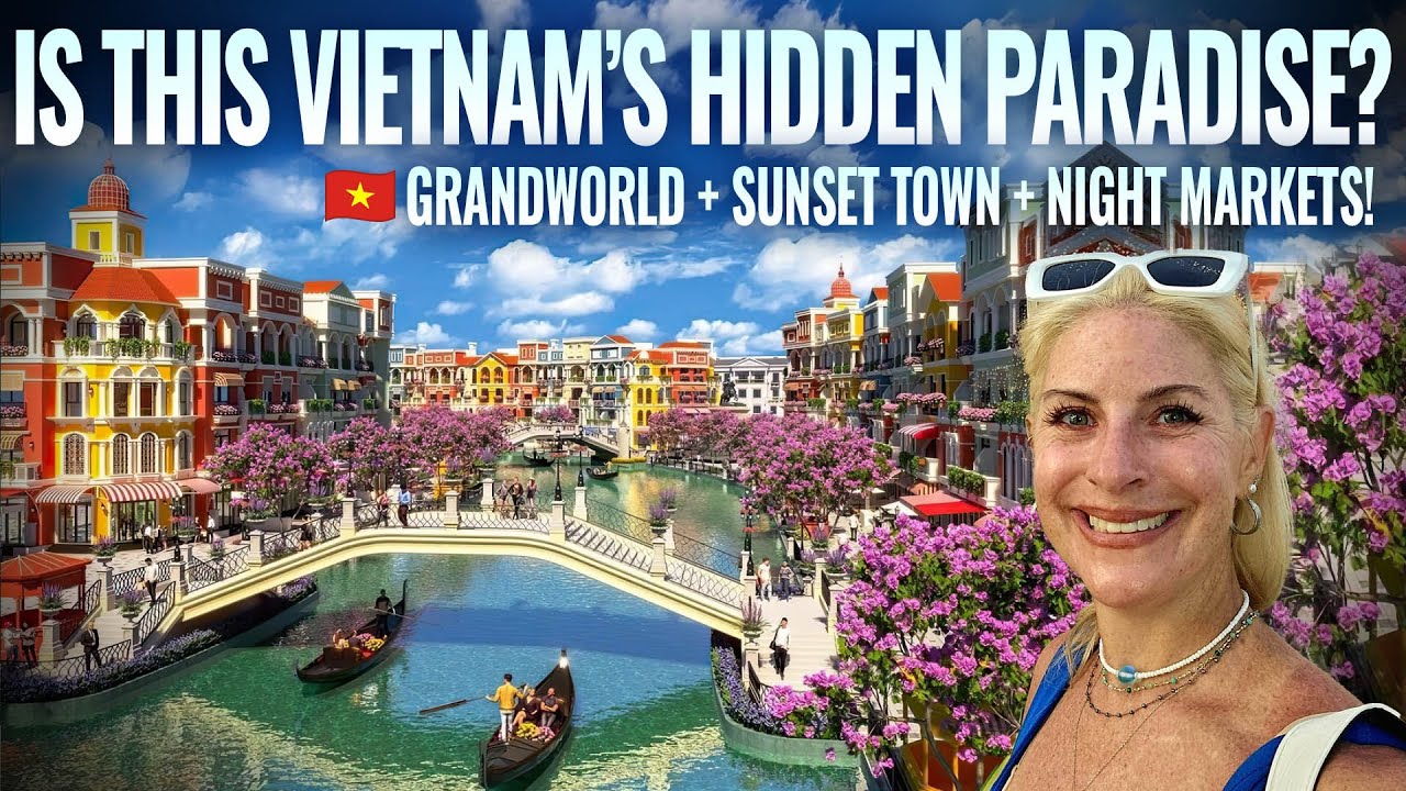 Phú Quốc |  Vietnam’s HIDDEN PARADISE? | 🇻🇳 Grandworld + Sunset Town + Night Markets! | Vietnam 🇻🇳