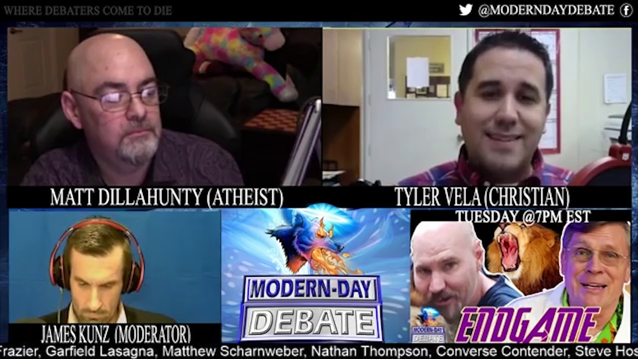 Atheist Debates - Is there Good Evidence for God? Matt Dillahunty, Tyler Vela