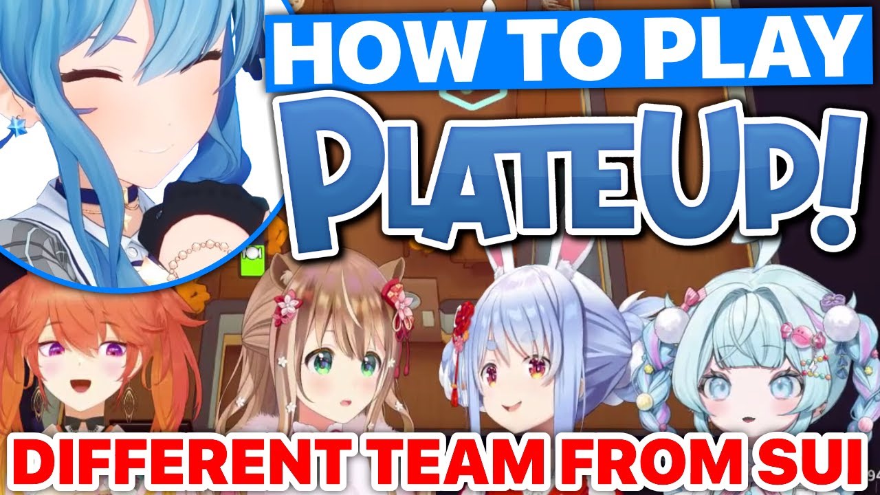 Suisei Coaches Rival Team On Plate Up (Suu, Pekora, Kiara, Risu / Hololive) [Eng Subs]
