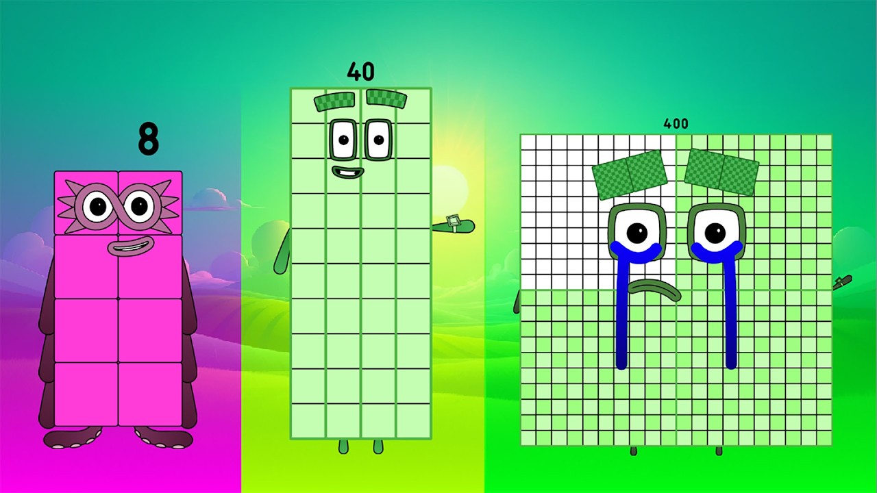 Looking For Uncannyblocks Band Different Wholes But 8s (8-416) The Biggest Numberblocks Band