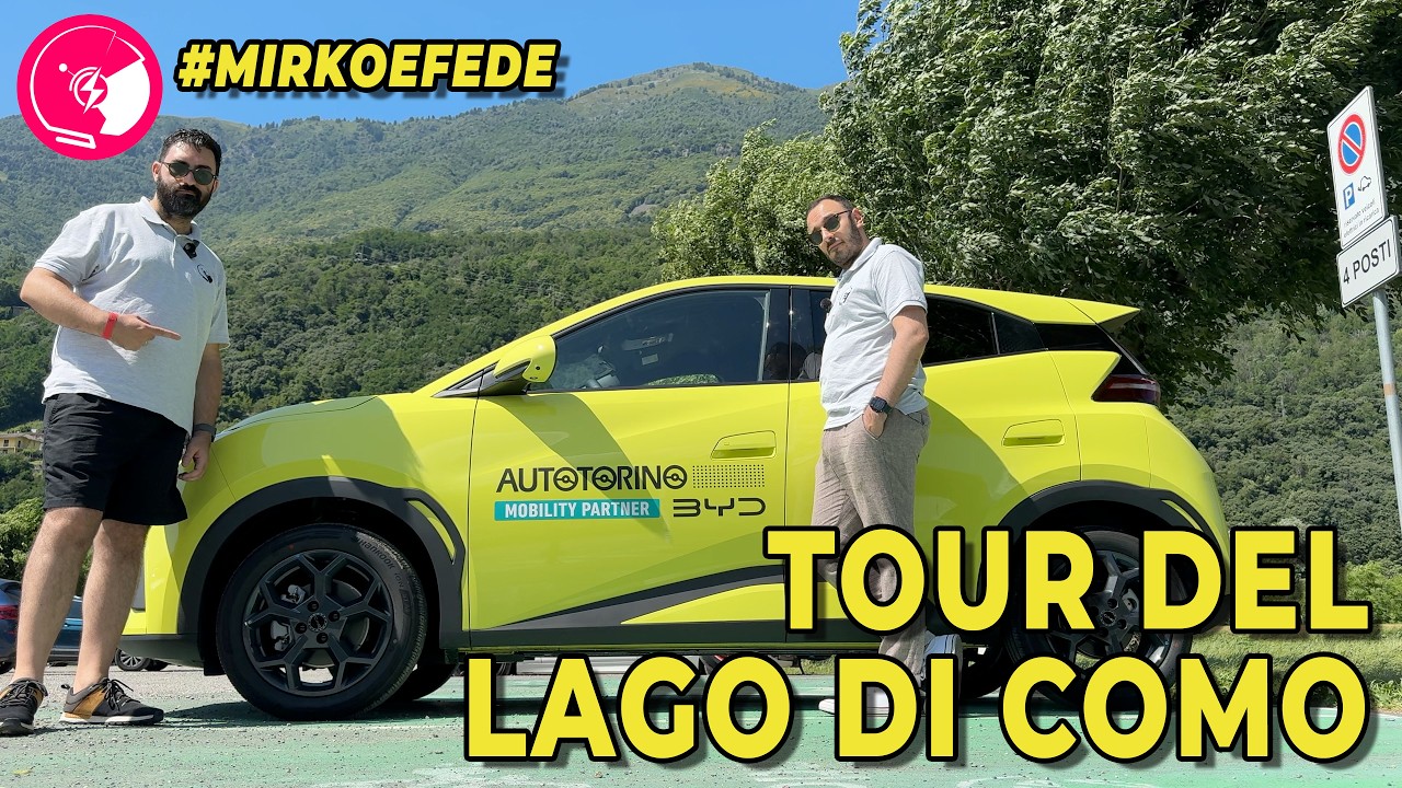 BYD DOLPHIN SURF: PRO e CONTRO dell’elettrica che spacca il mercato! Giro completo del Lago di Como