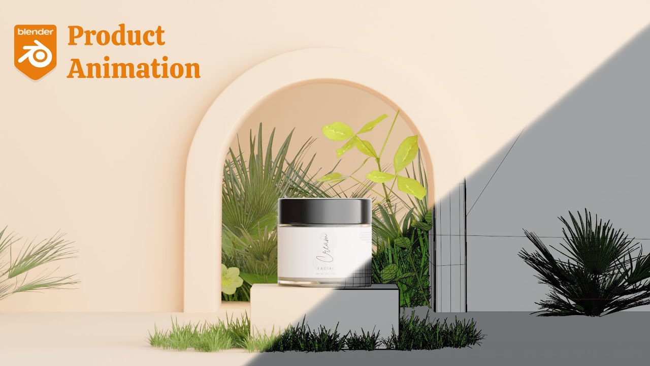 3d Cosmetic Product Animation | Blender | Commercial