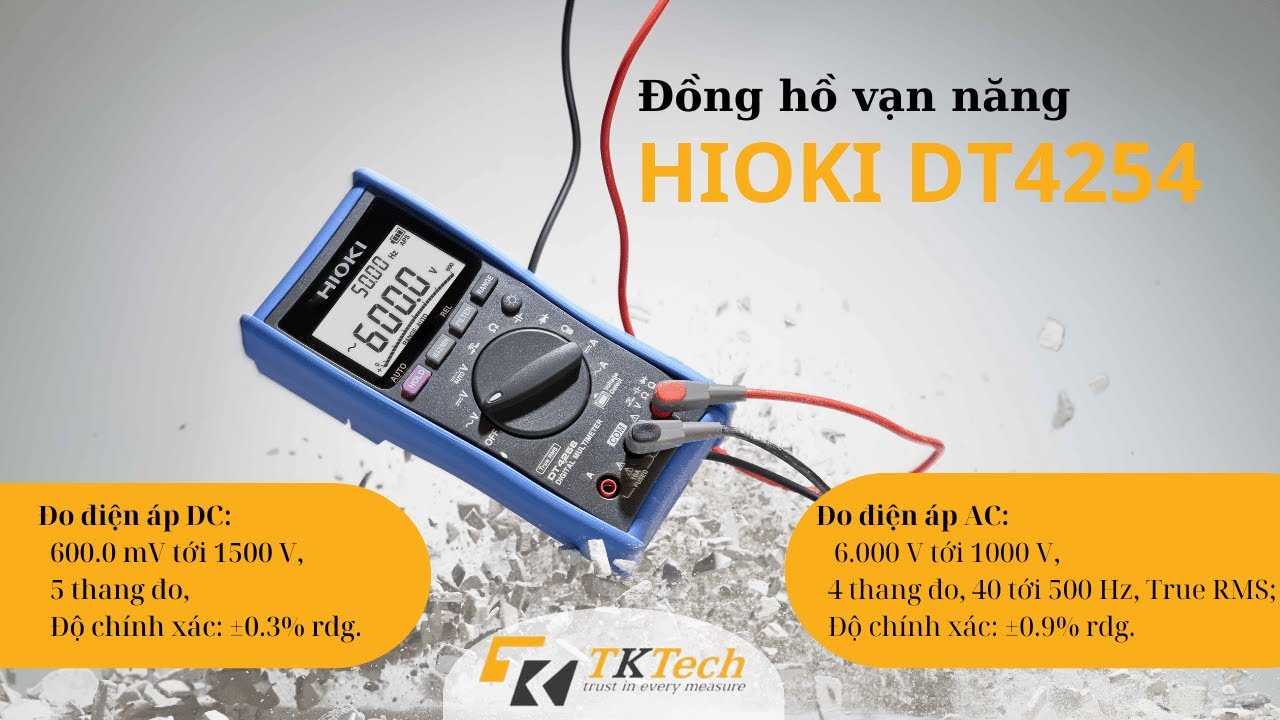 Review đồng hồ vạn năng HIOKI DT4254 | TKTECH