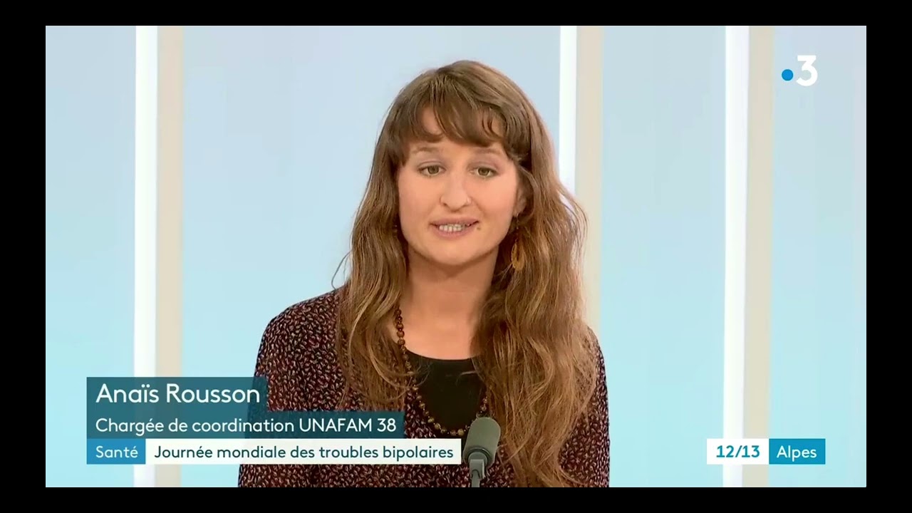 Unafam Is&egrave;re - Interview Ana&iuml;s ROUSSON - FR3- 12h &agrave; 13h