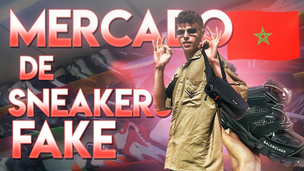 EL MERCADO FAKE DE SNEAKERS & ROPA DE LUJO EN MARRAKECH( BALENCIAGA,OFF-WHITE,LV)