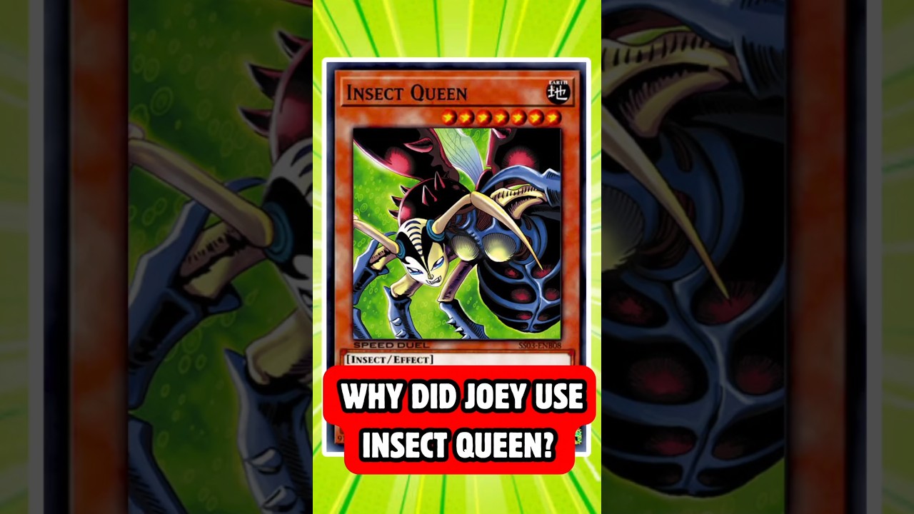 Почему Джои использовал Королеву Насекомых? #yugioh #yugiohanime #yugiohcommunity