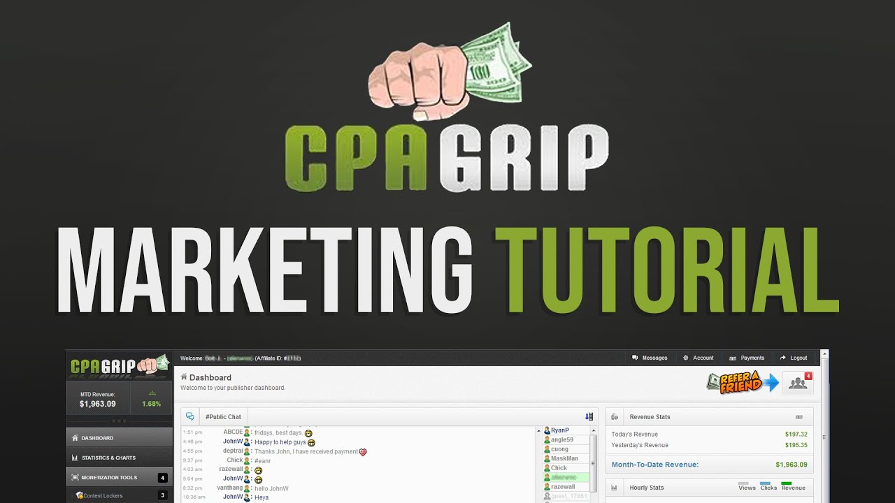 CPAGRIP для начинающих 2025 (учебник по CPA-маркетингу)