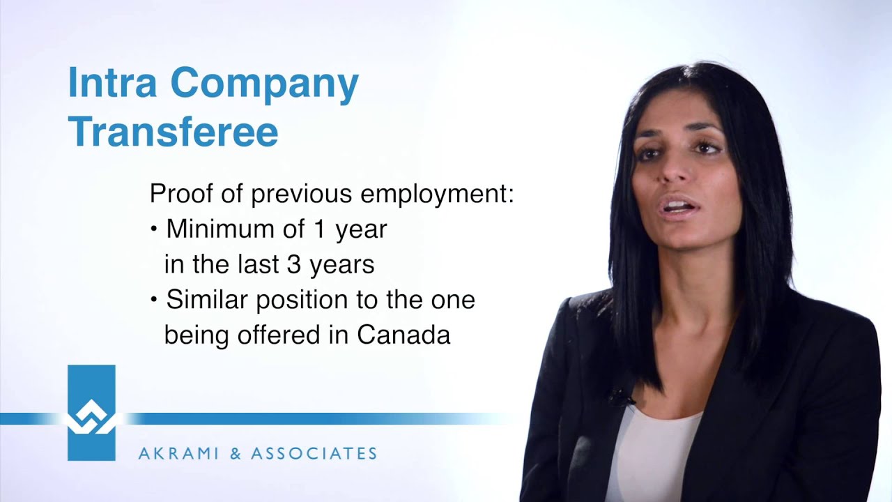 Intra-Company Transferee