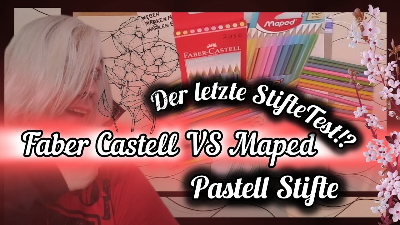 Faber Castell🖊️{VS} Maped Pastell🖍️ Stifte #test #pastellstifte