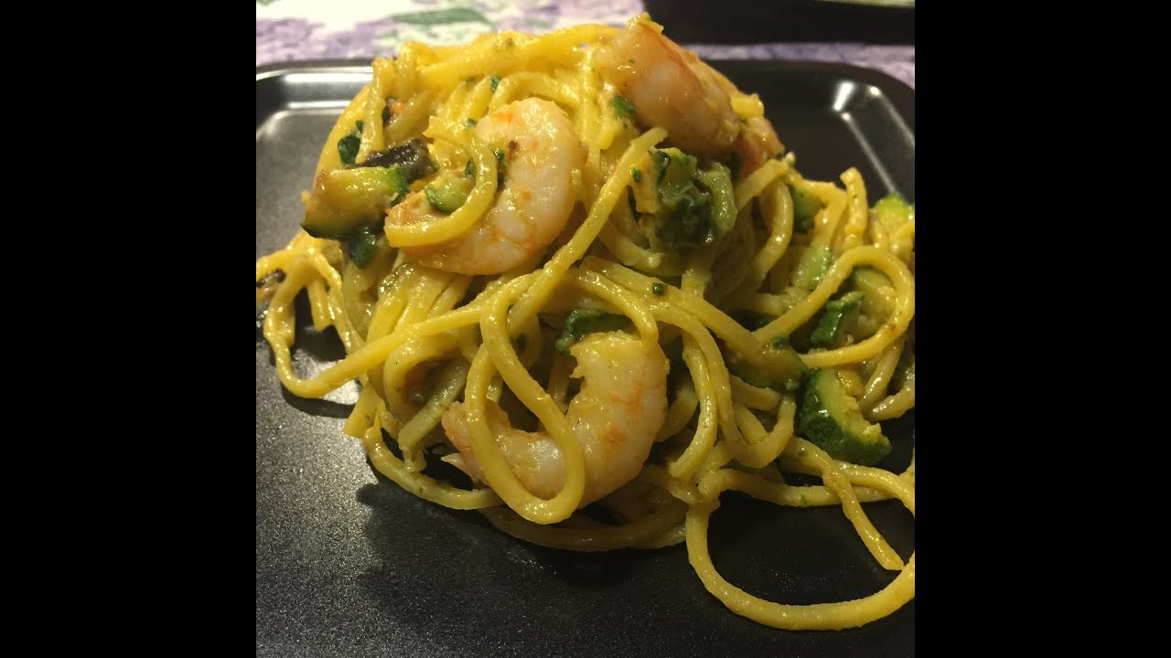 pasta zucchine e gamberetti