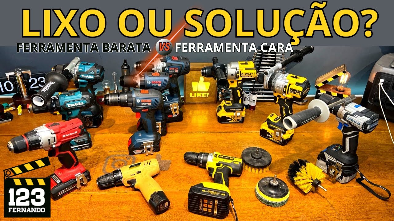 FERRAMENTA BARATA &Eacute; LIXO DESCART&Aacute;VEL E FERRAMENTA CARA &Eacute; MANIA DE TROUXA? N&Atilde;O FA&Ccedil;A MAIS ISSO!