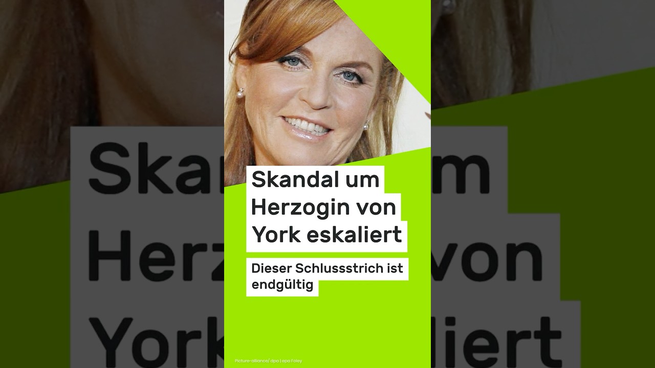Shock for the royals: Scandal surrounding the Duchess of York escalates - this is the final end.