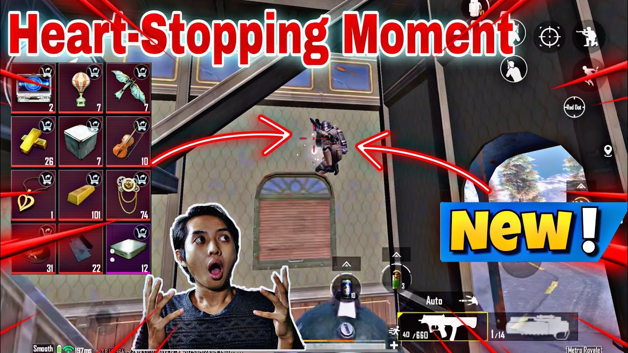 Camper Hiding Above the Legendary Box – I Almost Died! Metro Royale Pubg