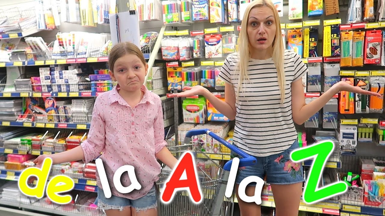 Rechizite Scolare de la A la Z dupa Alfabet | Back to School Mama vs Sofia