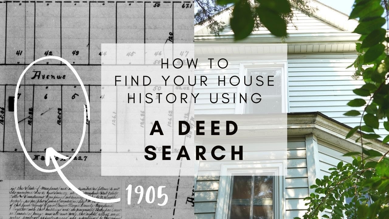 How to Find the History of Your House | Victorian Farmhouse Deed Search