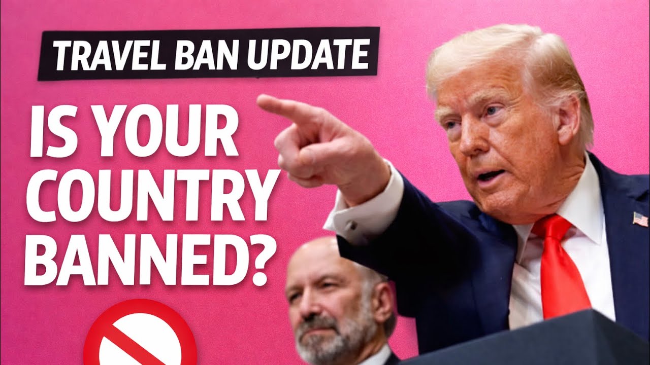 U.S. Travel Ban 2025&ndash;2026 🚫 | Full List of Banned & Restricted Countries😳😳🤭