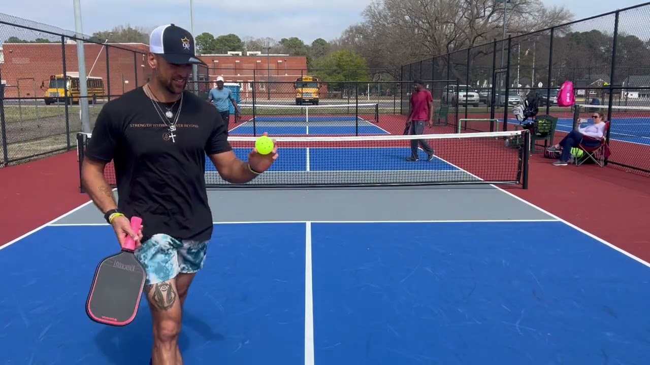 13yr old dominates in Pickleball Doubles Practice