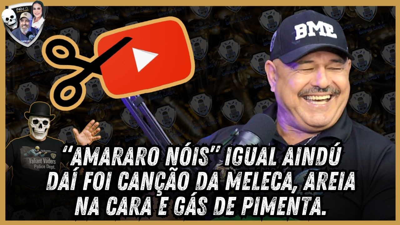 Canção da meleca, areia na cara e gás de pimenta.