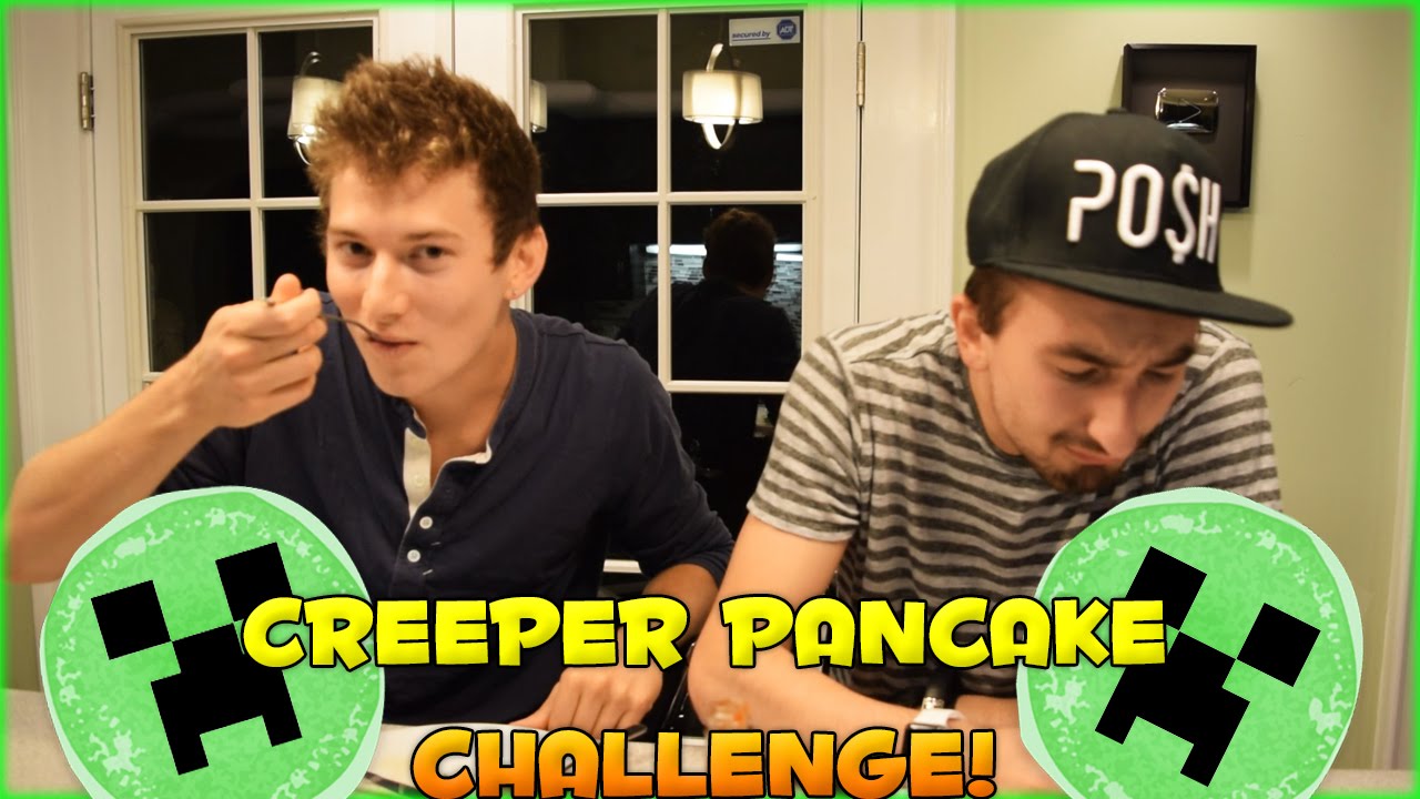 How to Make Creeper Pancakes Challenge + GHOST PEPPER PRANK | JeromeASF