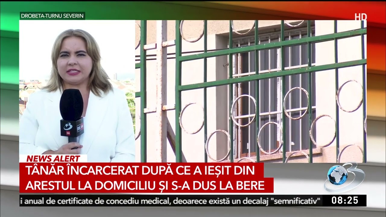 Un t&acirc;năr aflat &icirc;n arest la domiciliu a mers cu prietenii la bere şi a ajuns la &icirc;nchisoare