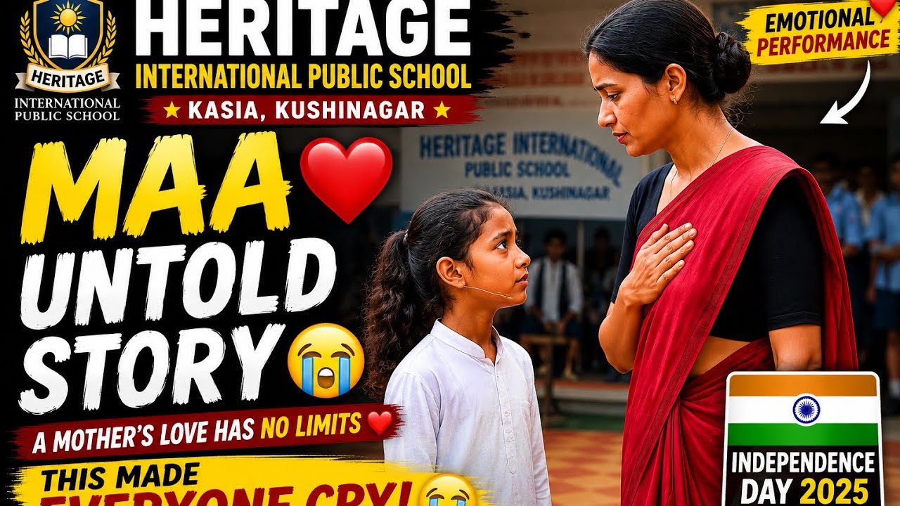 Maa – Untold Story | Emotional Student Performance | Independence Day 2025 🇮🇳