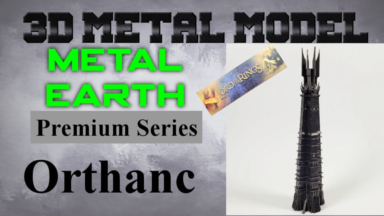 Metal Earth Premium Series Build - Lord of the Rings Orthanc