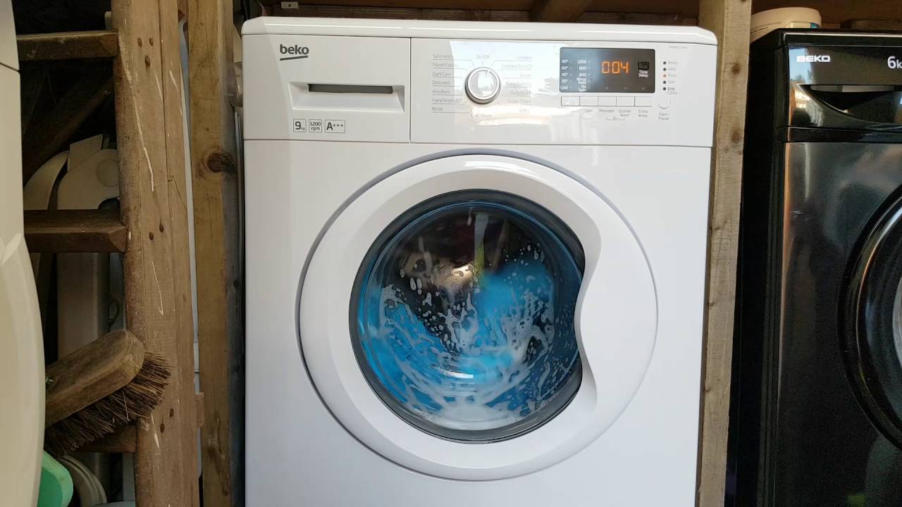 Beko service cycle with towels