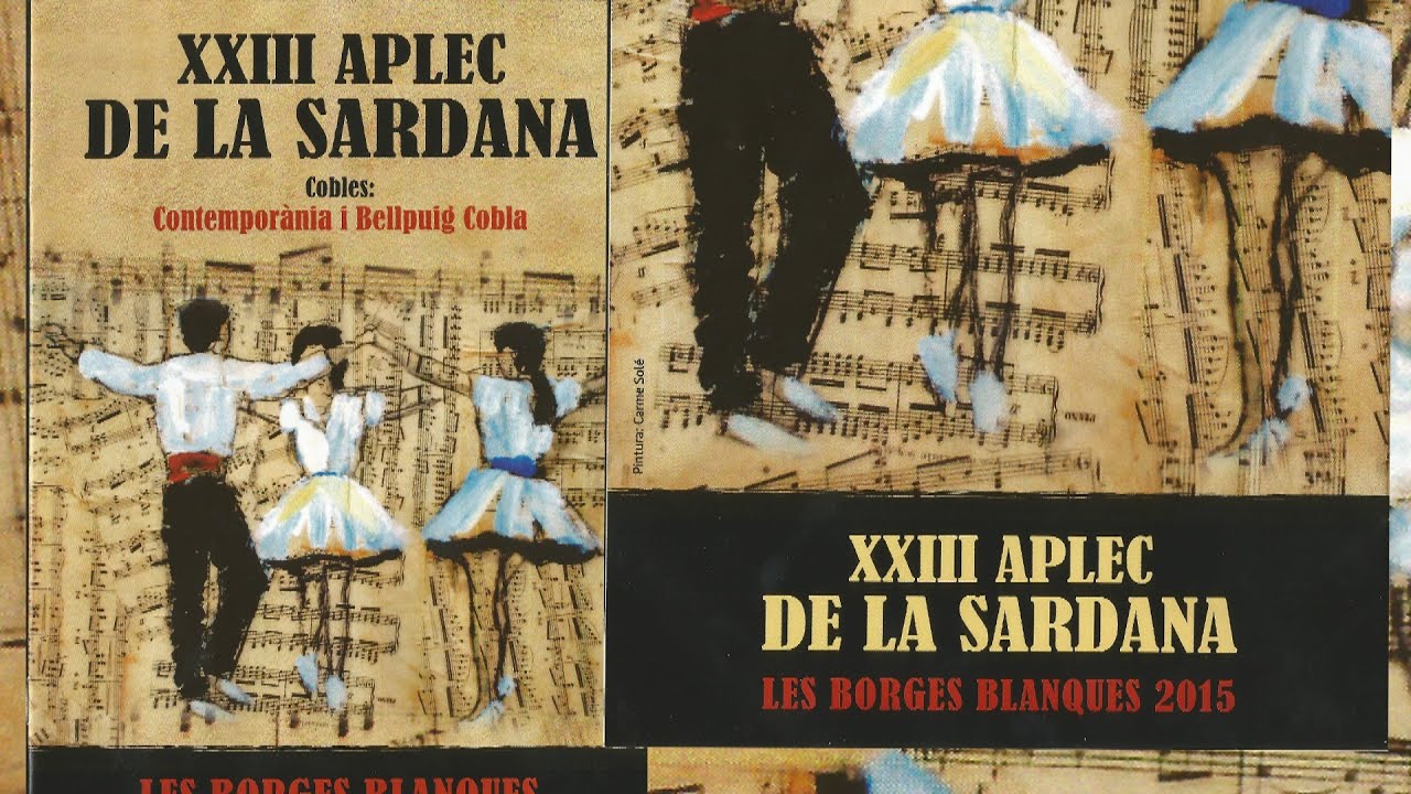 XXIII Aplec de la Sardana a les Borges Blanques 2015 Cobles: Contemporània i Bellpuig Cobla