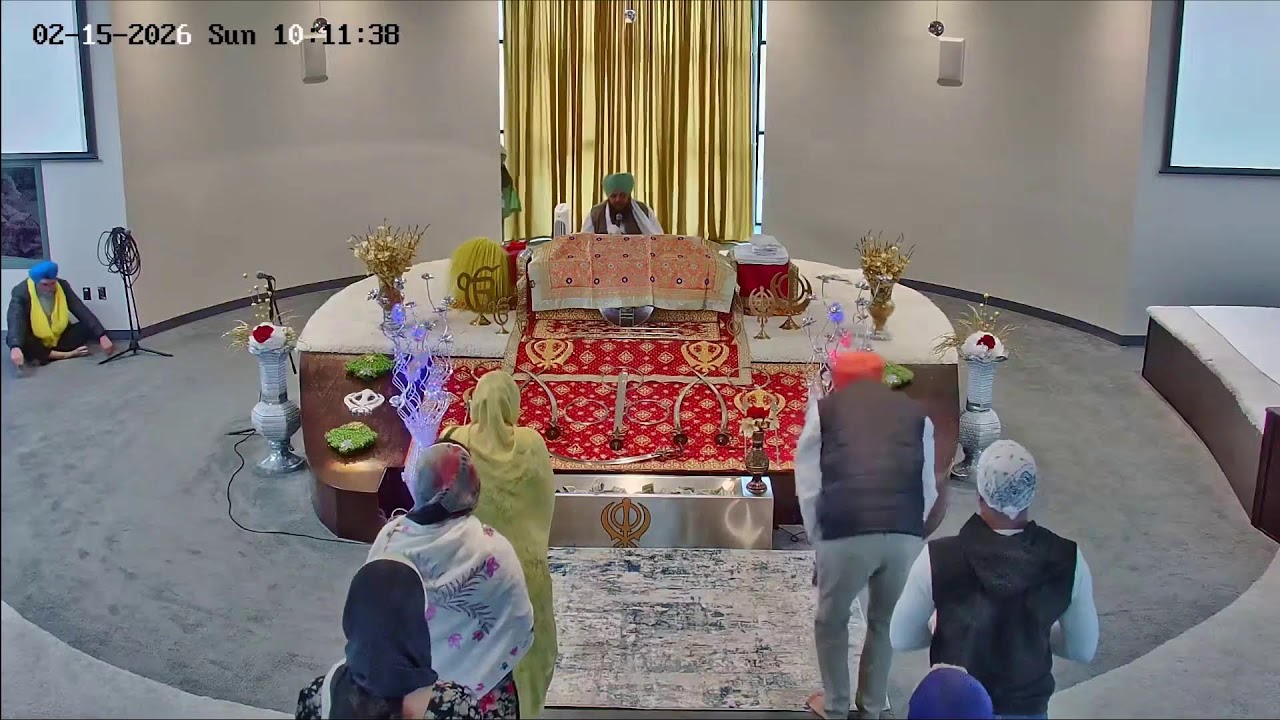 Gurdwara Sahib Kansas Live Telecast Sunday Diwan Feb 15, 2026
