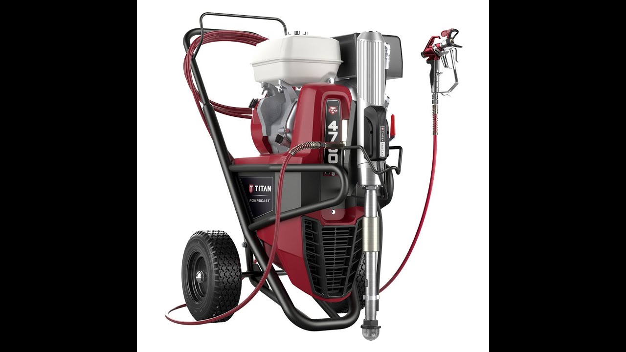 Titan PowrBeast Direct Immersion Petrol Paint Sprayer - No Job Stands a Chance Against The Beast!