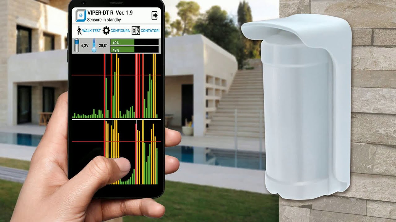DUEVI - Regola i sensori esterni con lo smartphone