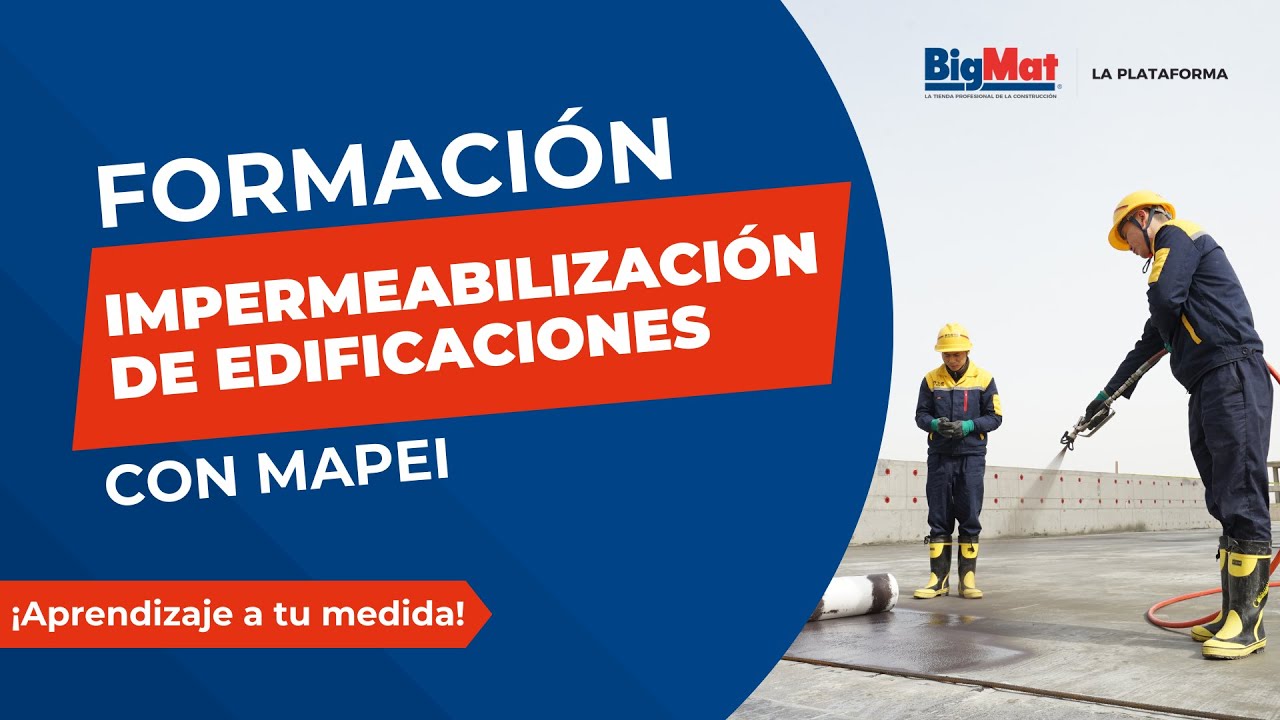 Formación impermeabilización con Mapei