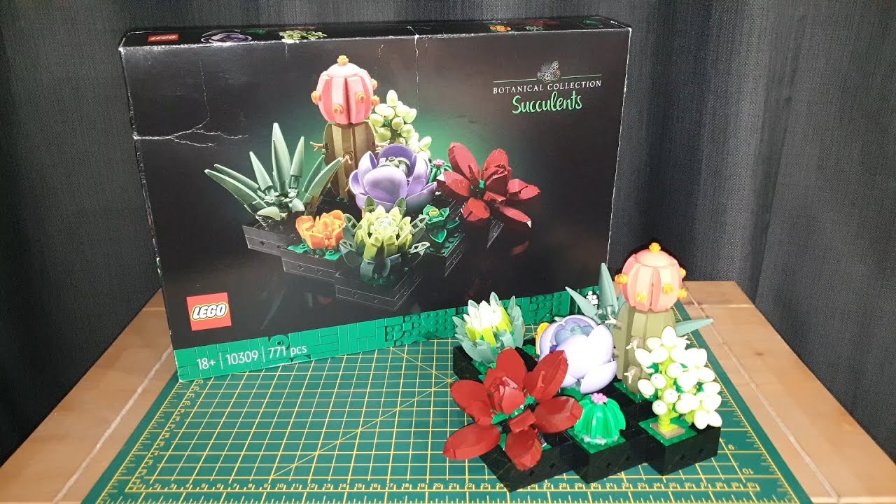 Lego Botanical Collection10309 - Succulents - Speed Build - #lego #legospeedbuild