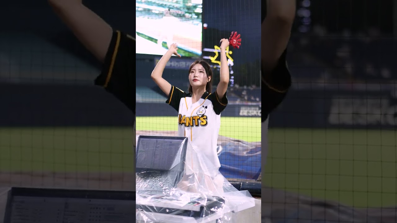 [4k] 정예온치어리더 팀응원 직캠영상 #정예온 #치어리더 #롯데자이언츠