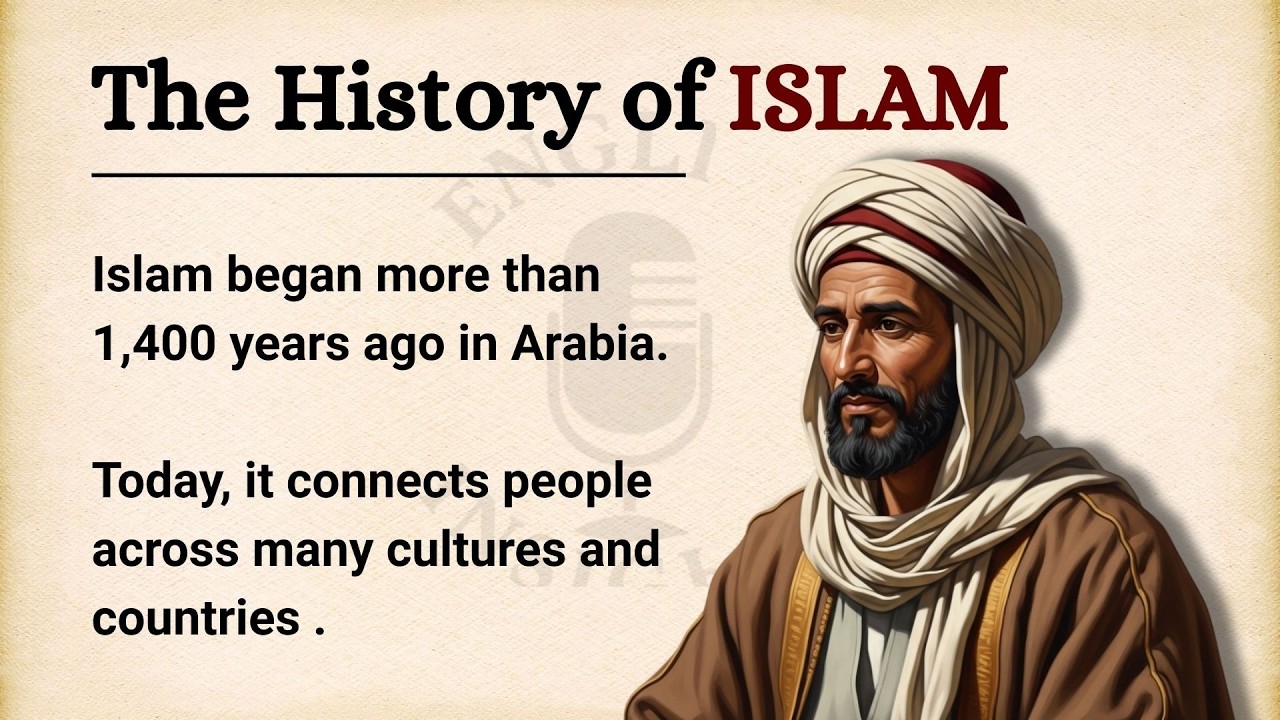 The History of Islam: How It Started and Spread | English Listening Practice | Graded Reader