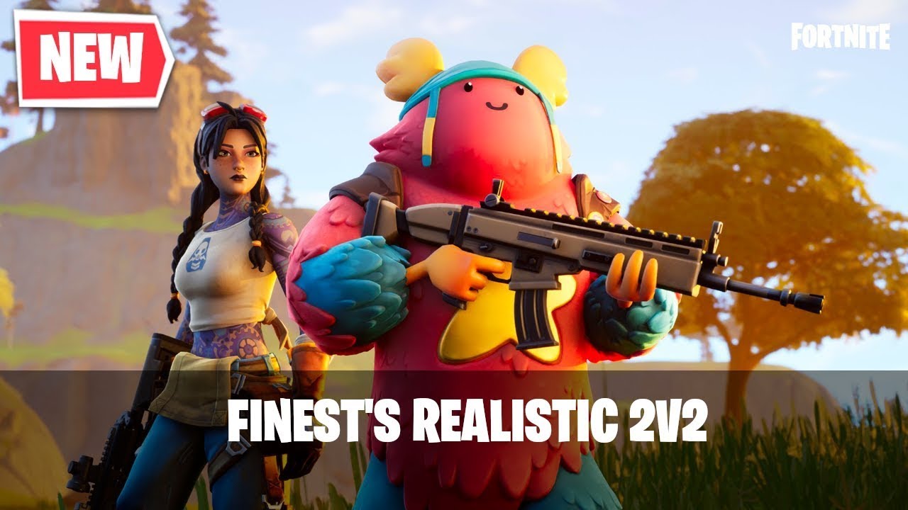 *NEW* FINEST'S REALISTIC 2v2 - FORTNITE CREATIVE SHOWCASE (GAMEPLAY)