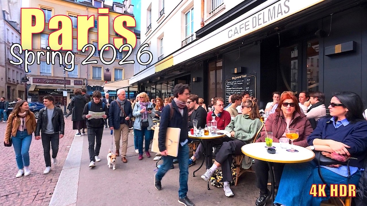Paris Walking Tour 2026_ Latin Quarter in Spring 🌸 4K HDR (1)