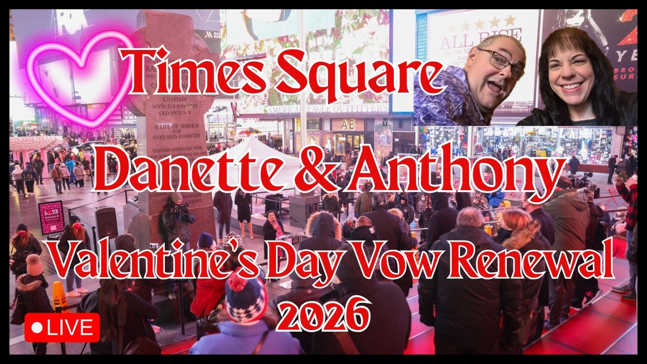 NYC LIVE: Times Square Valentine's Day! Reception to follow! 
