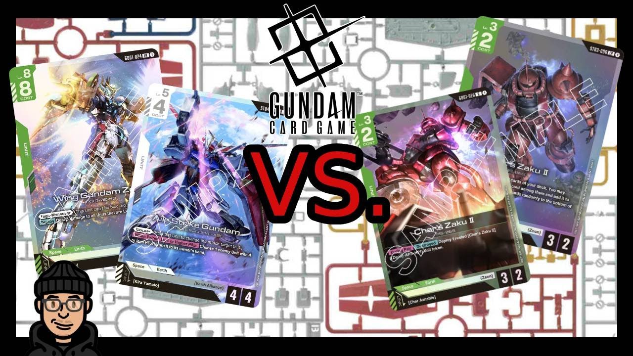 POV - Gundam TCG - First Constructed Tourney! W/G Wing vs Zeon Rush
