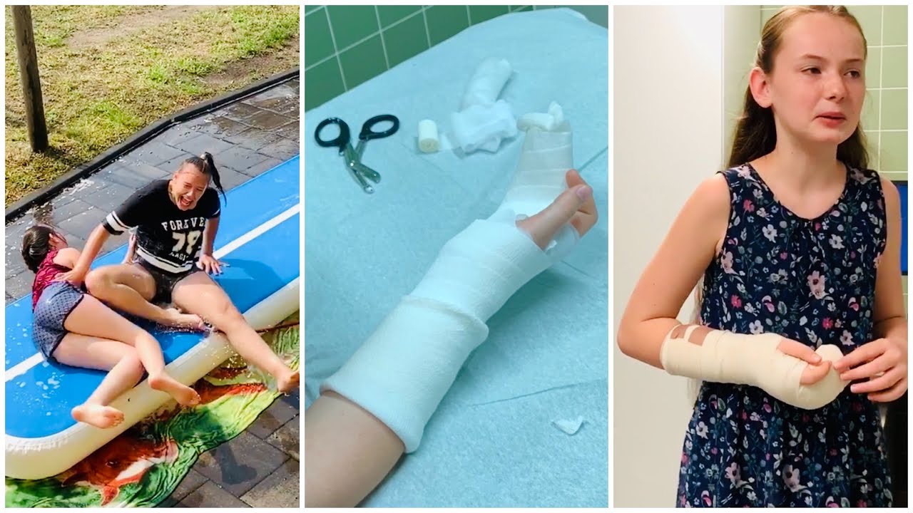 Ich habe mir den Finger gebrochen 😭😣 beim Seifen rutschen auf der AirTrack 🤦‍♀️