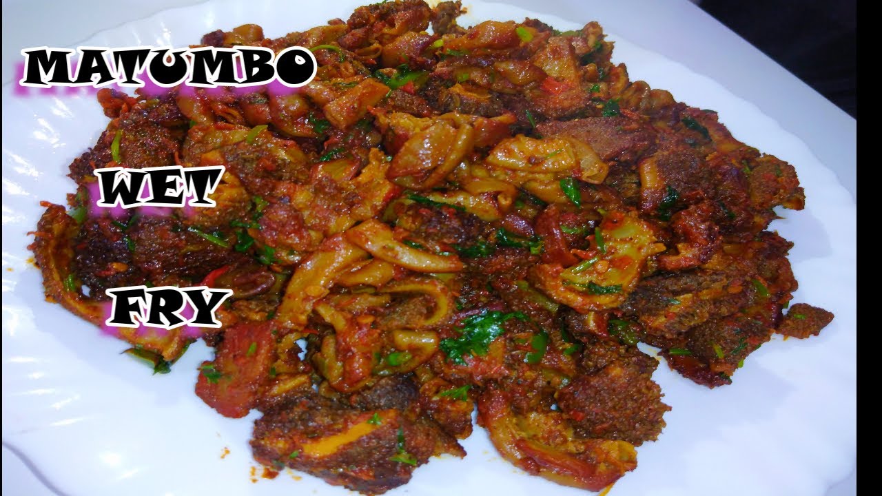 MATUMBO WET FRY RECIPE