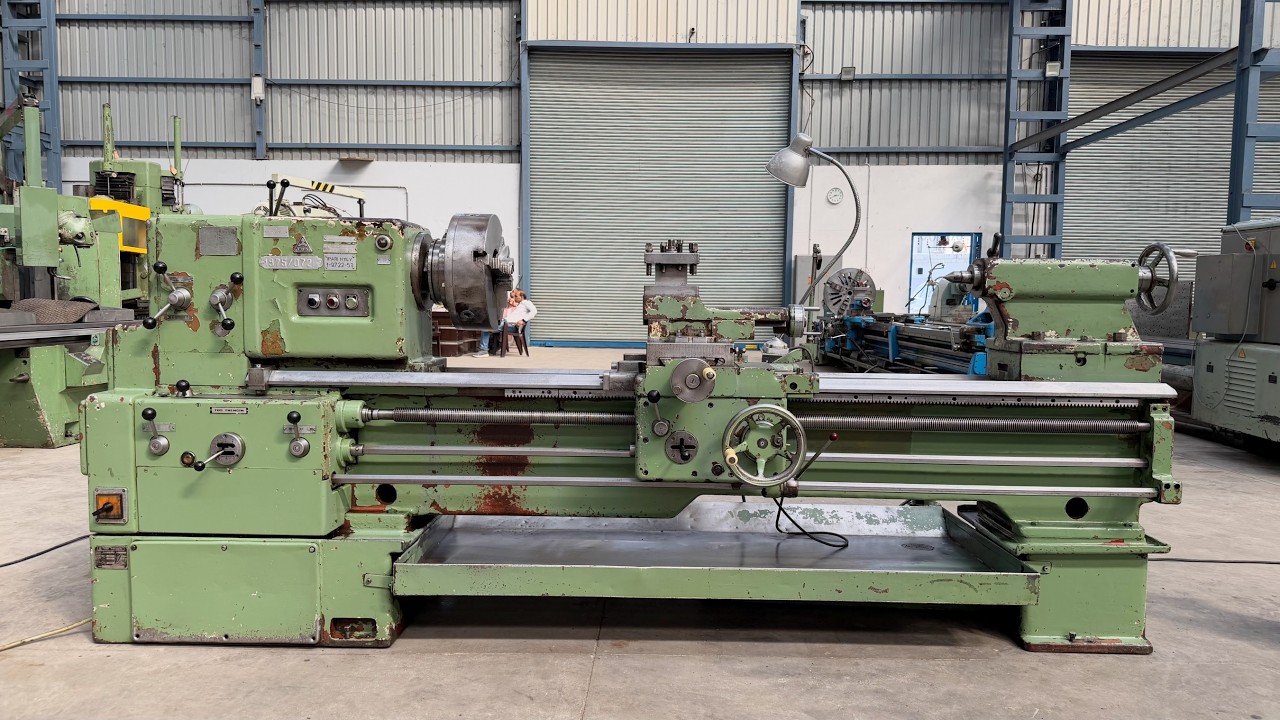 TOS (Czech) SN-71 Heavy Duty Gap-Bed Lathe Machine - Center Height 360 mm x 1500 mm Length of Job